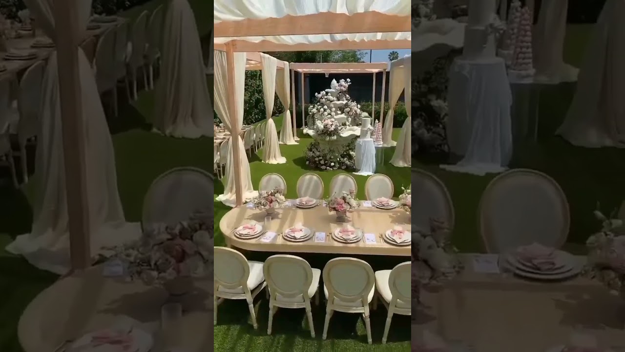 Backyard baby shower goals. 🍼🧁🤍video courtesy of, planner & design:@eventdujour#babyshowerideas