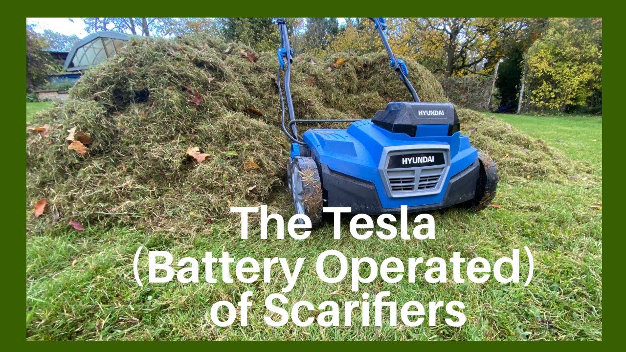 I Try The Hyundai HY 2196 Battery operated Scarifier - NOT What I Was Expecting!