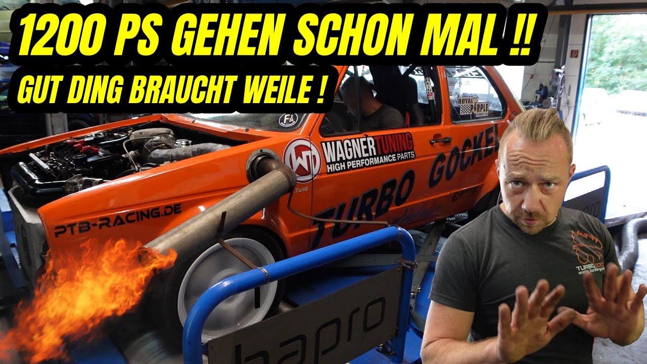 Turbo-Gockel - 1200 PS Gehen Schon mal ..MK1 - 4Motion R32 Turbo - GUT DING BRAUCHT WEILE
