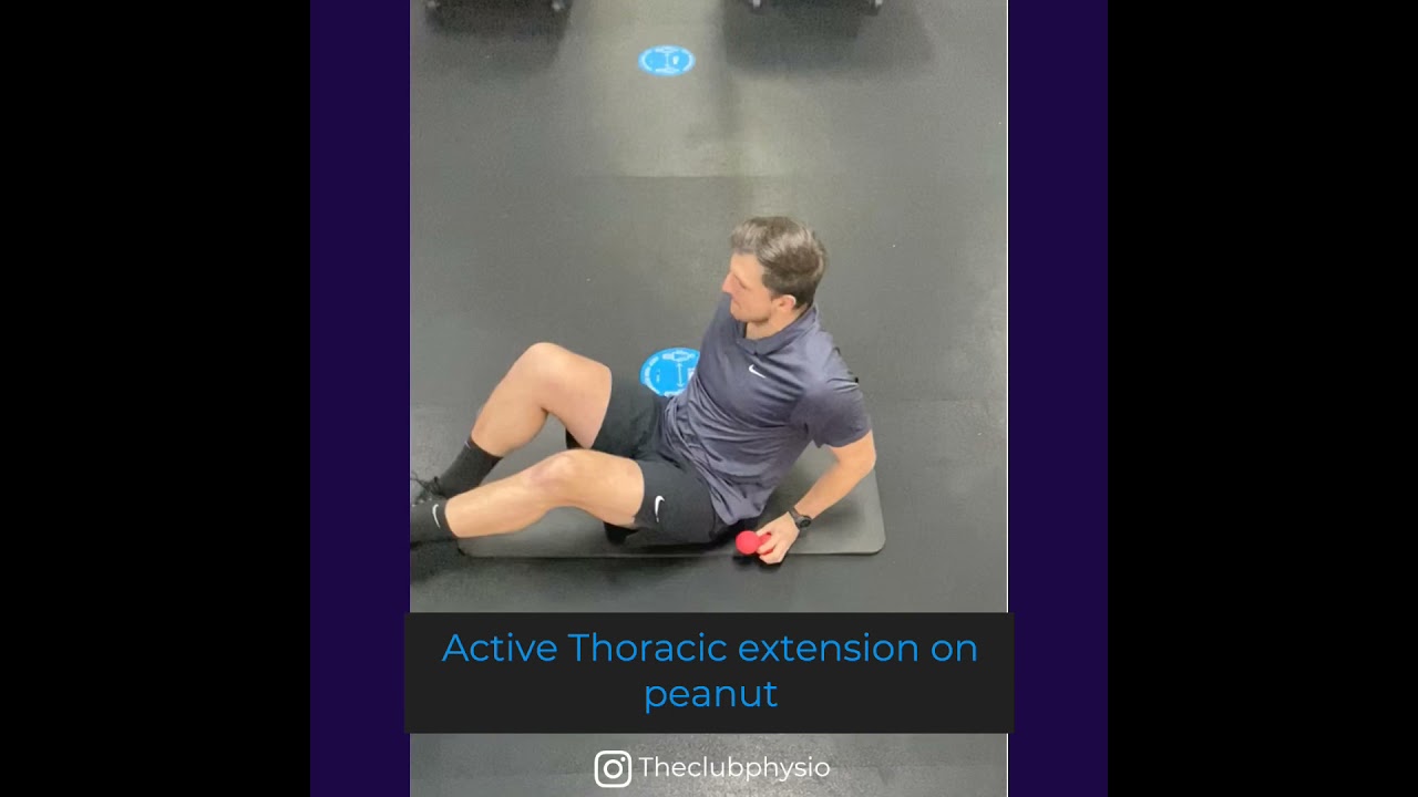 Thoracic Extension on Peanut