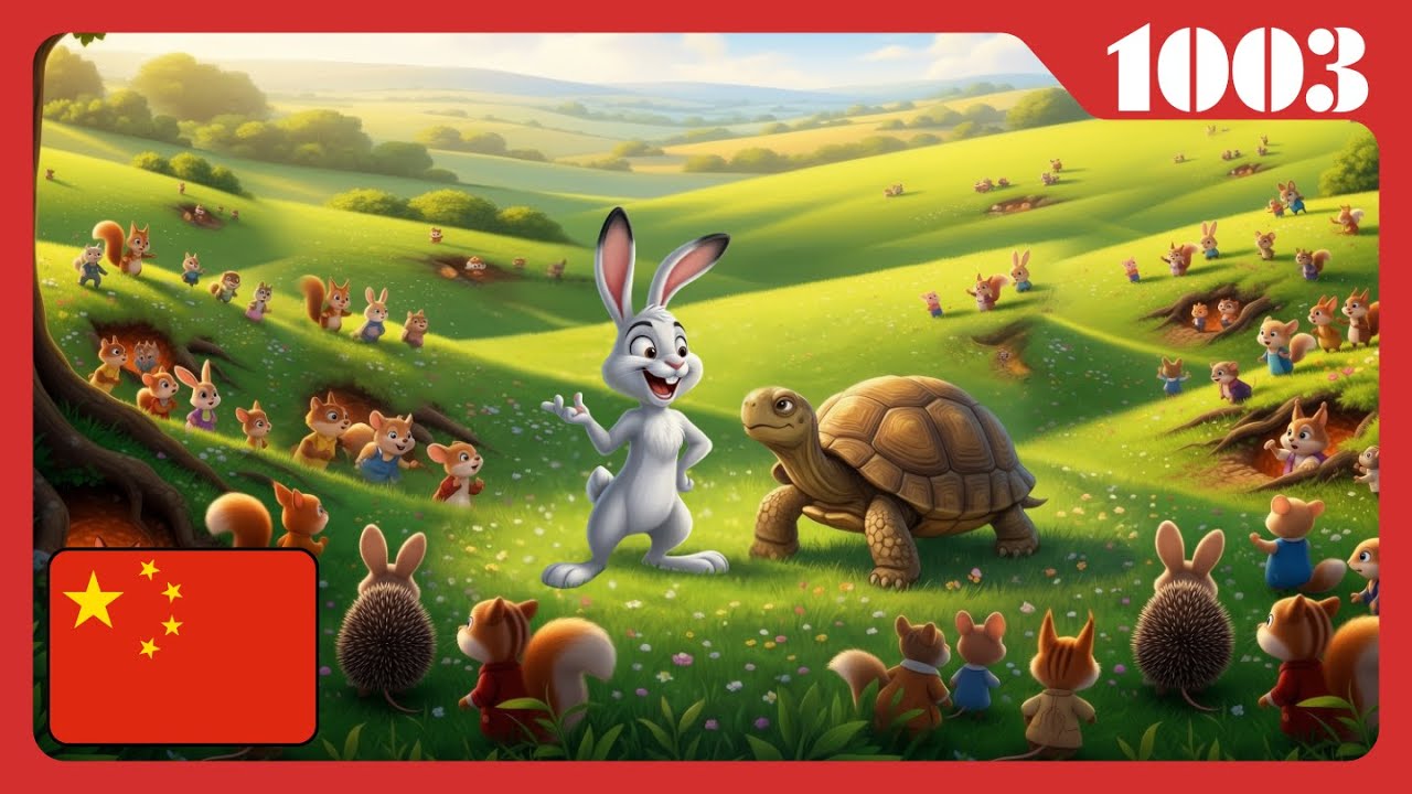 龟兔赛跑 (The Tortoise and the Hare) | 童话故事 | Hello Story World, 1003-L