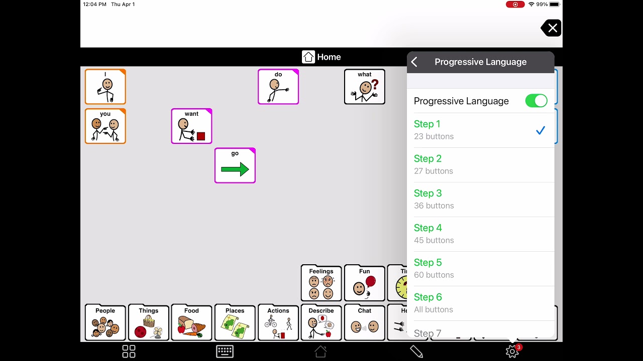 Proloquo2Go Progressive Language
