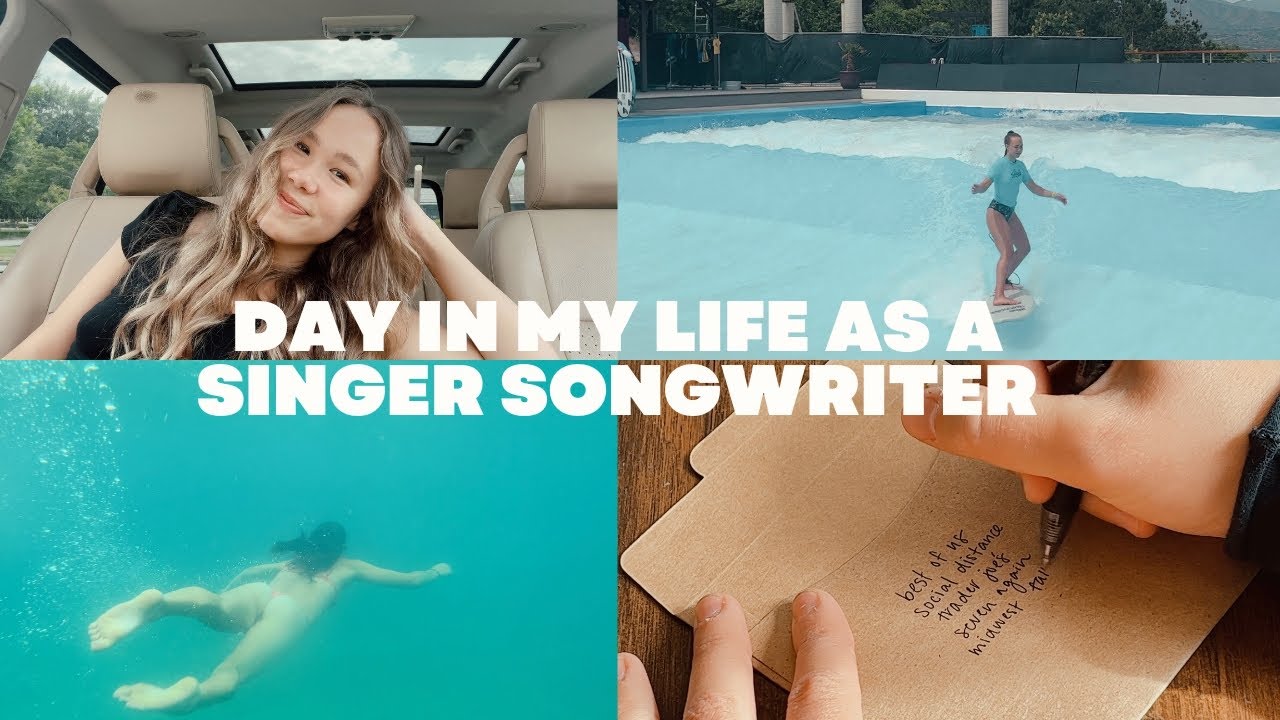 day in my life as a singer songwriter (summer edition)