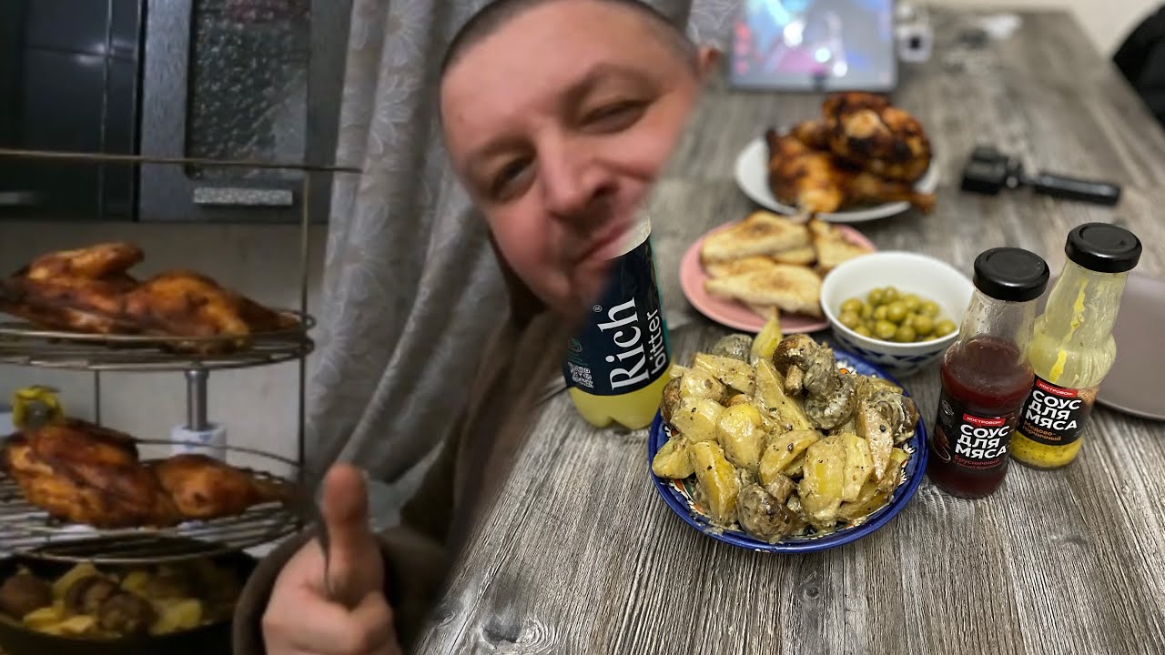 Курица с картошкой в тандыре ✌️