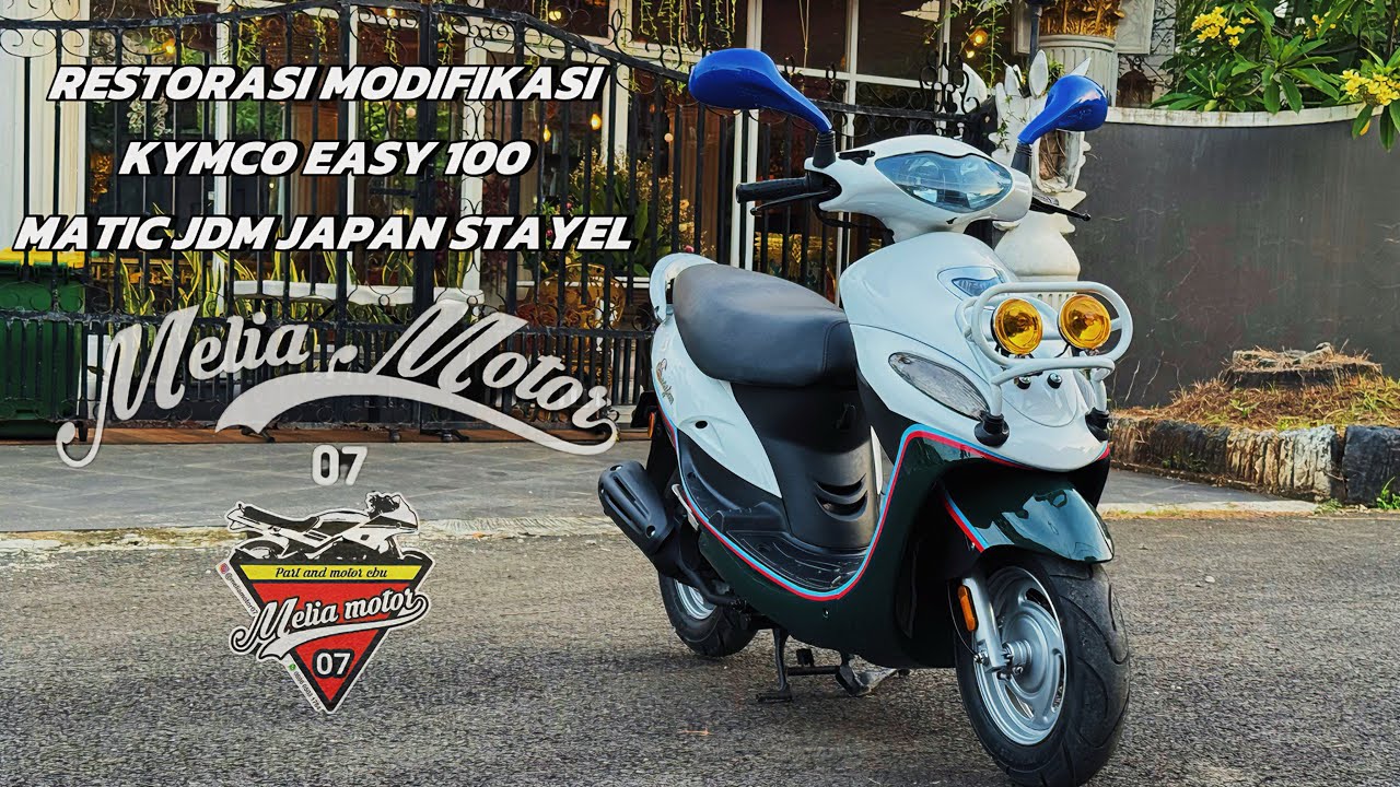 RESTORASI MODIFIKASI KYMCO EASY 100🪽