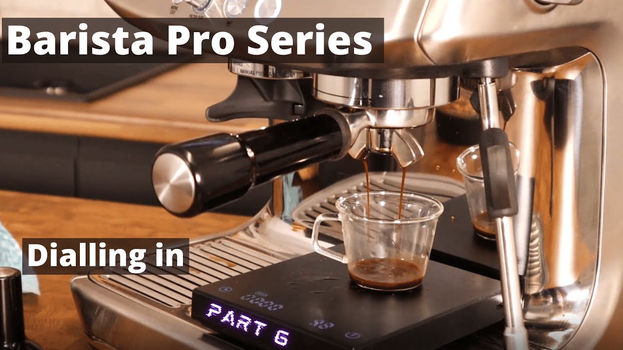 Приготовление эспрессо с помощью Sage/Breville Barista Pro и Barista Express
