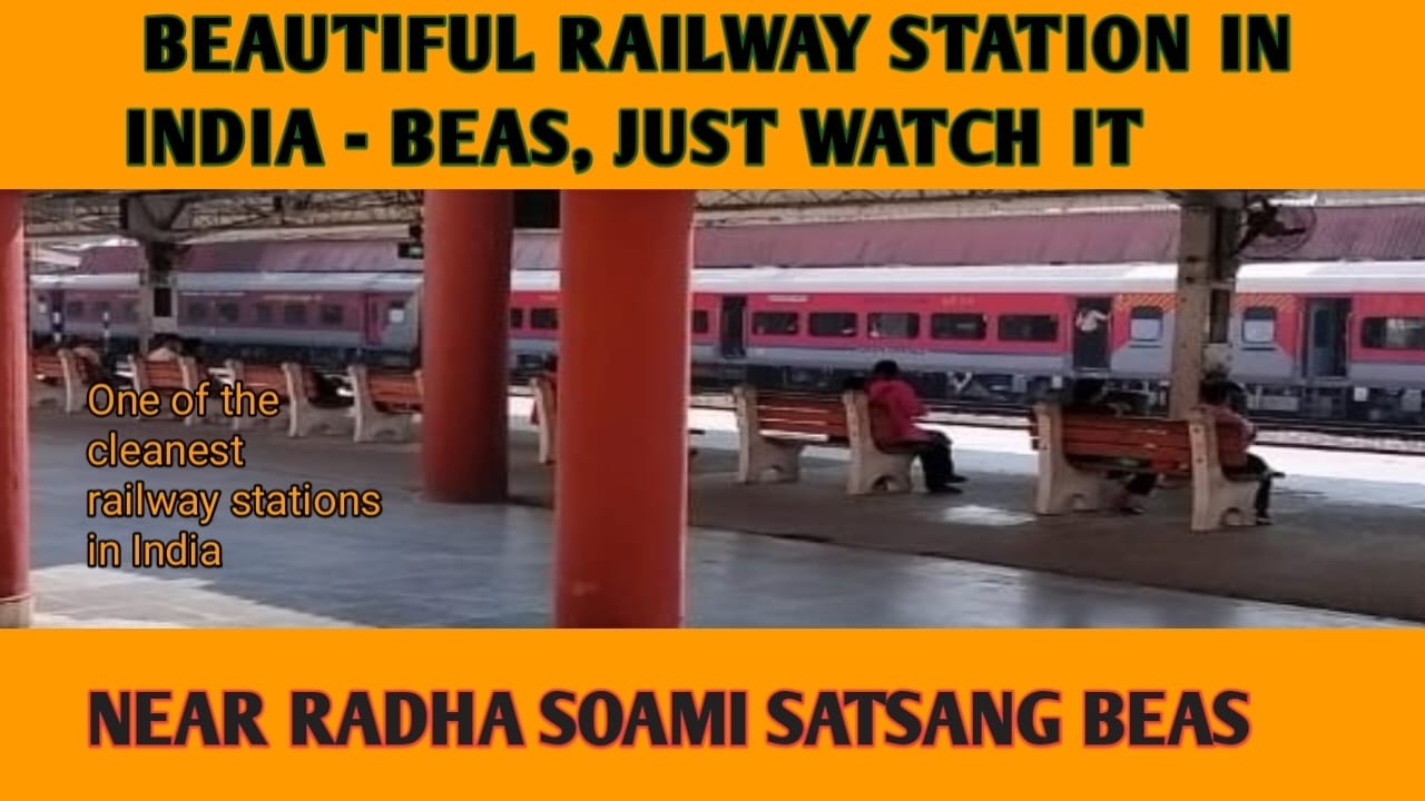 BEAS RAILWAY STATION -MOST BEAUTIFUL RAILWAY STATION IN INDIA