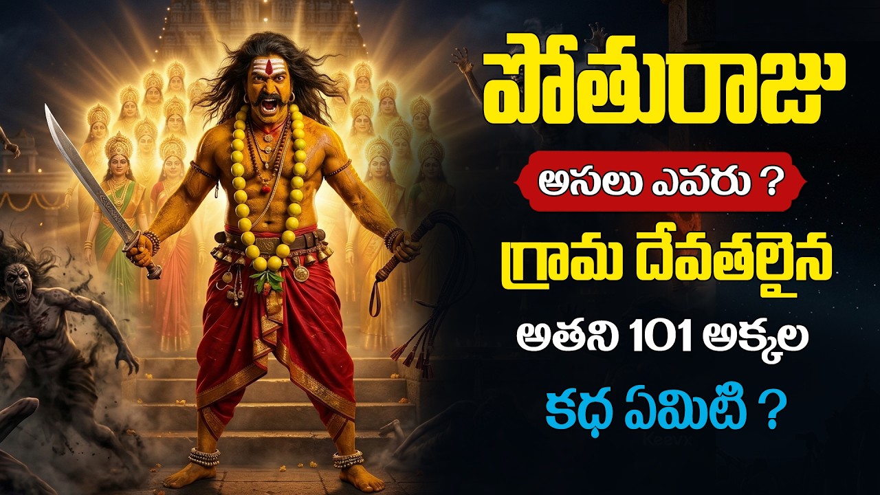 పోతురాజు అసలు కధ | గ్రామదేవతల చరిత్ర | Pothuraju story in telugu | potharaju real story | bonalu