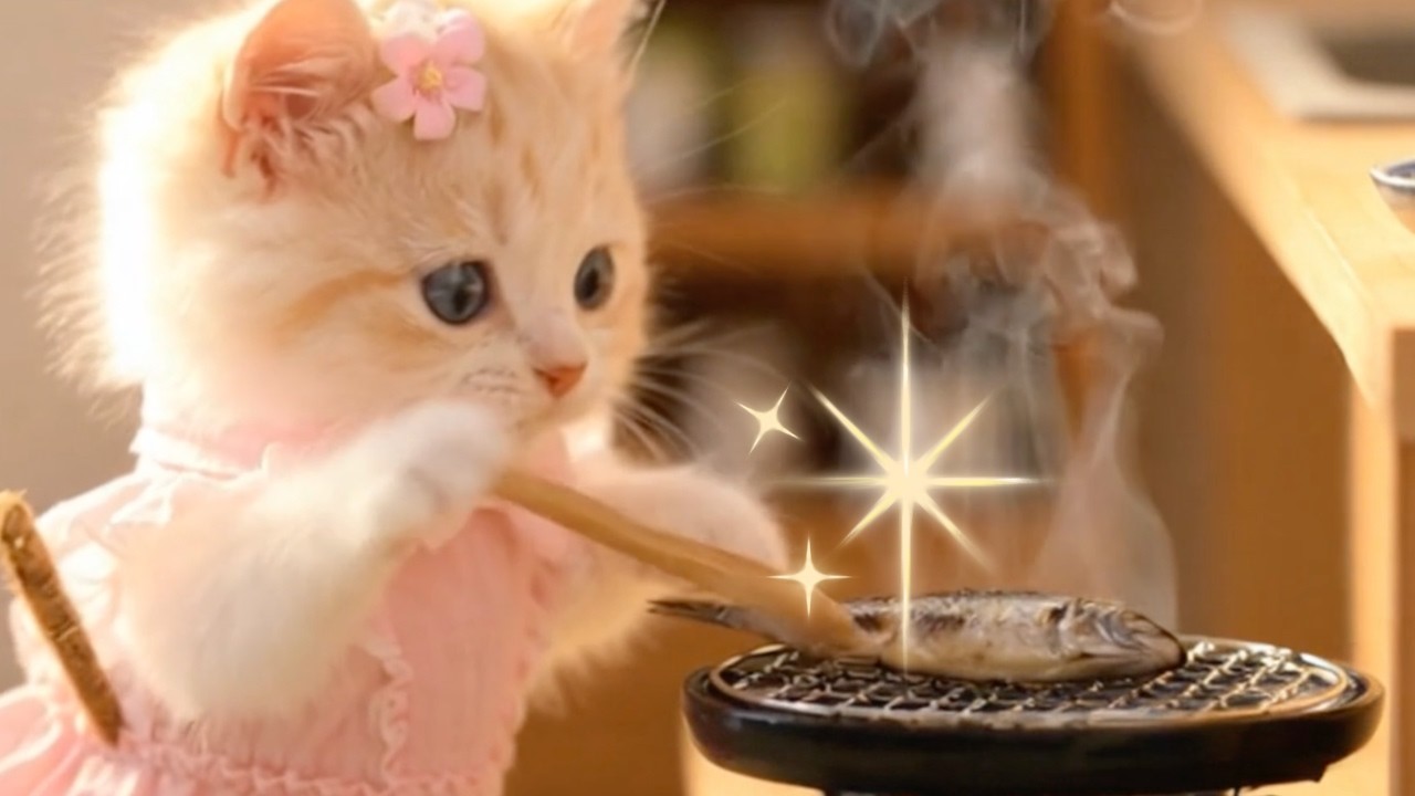 【感動ストーリー】ママを助けたい！！病気の母のために働く小さな子猫の奇跡”touching store
