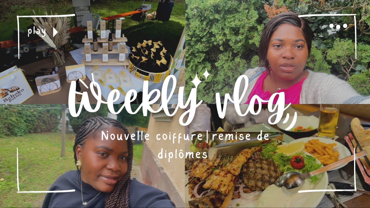 WEEKLY VLOG : Nouvelle coiffure, achats de mèches, la récré germany 