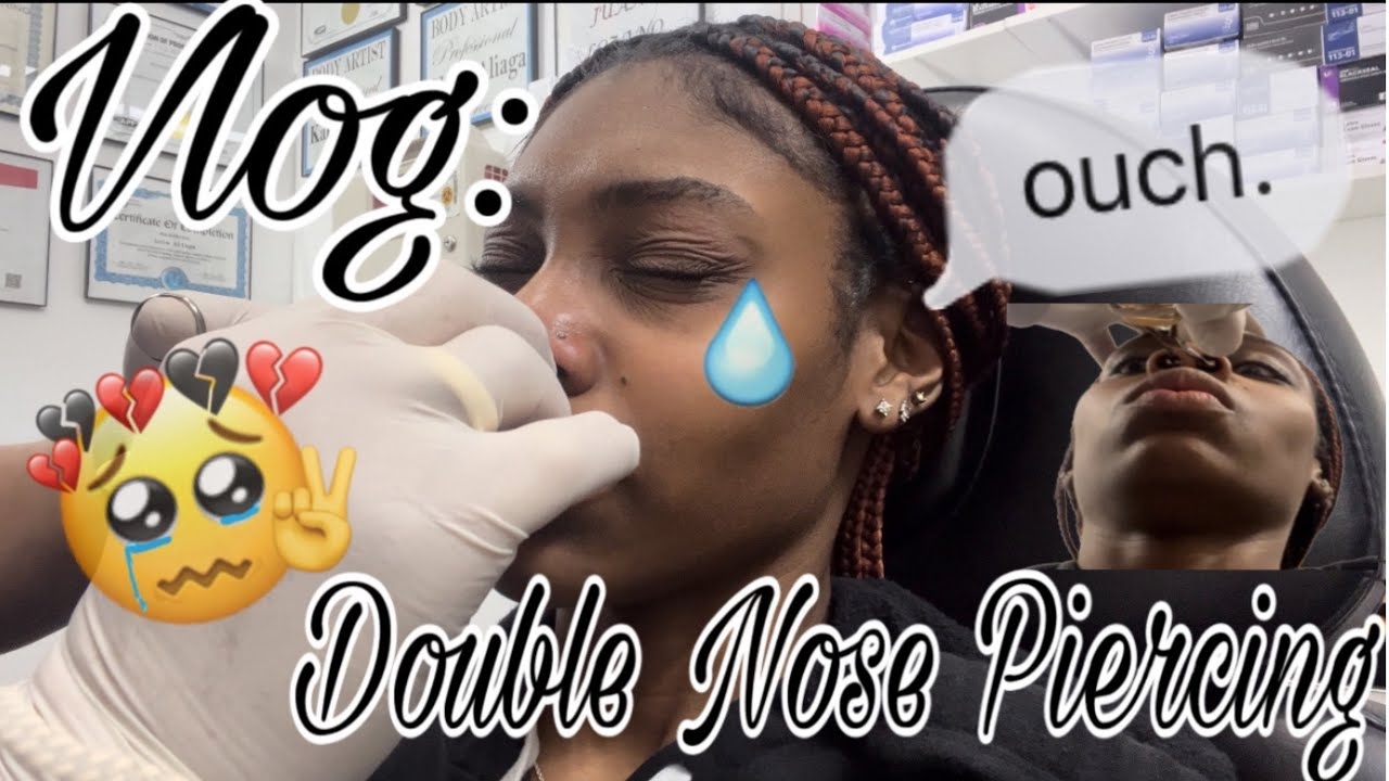 Vlog: Septum & Nostril Piercing!