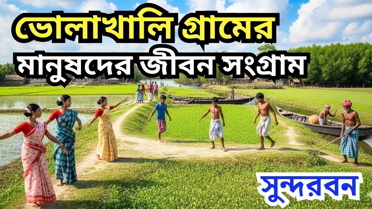 ভোলাখালি গ্রামের মানুষদের জীবন সংগ্রাম । The life struggle of the people of Bholakhali village ।