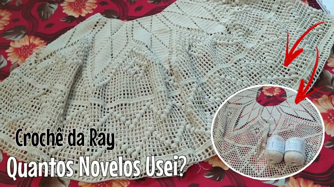 ESTOU FAZENDO MINHA PRIMEIRA SAIA DE CROCHÊ, VEM VER! - CROCHÊ DA RAY