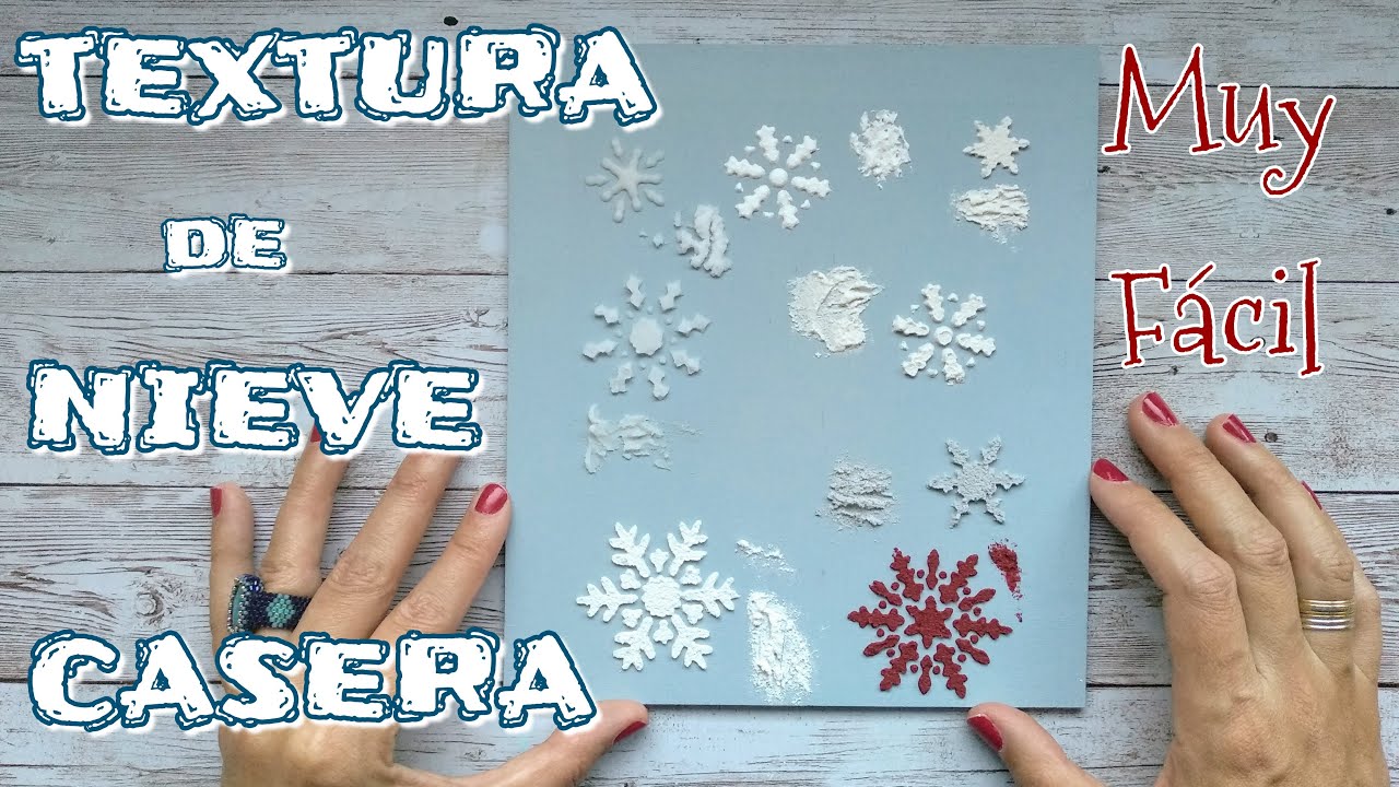 NIEVE ARTIFICIAL CASERA, PASTA DE TEXTURA FÁCIL Y ECONÓMICA. Recetas y conclusiones