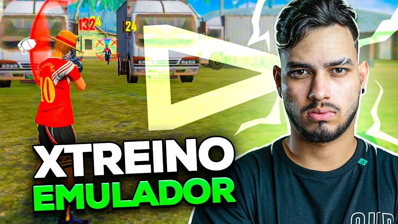 💚 XTREINO INSANO!  SQUAD EMULADOR DA LOUD 🔴 FREE FIRE - AO VIVO 💚 LOUD JORDAN