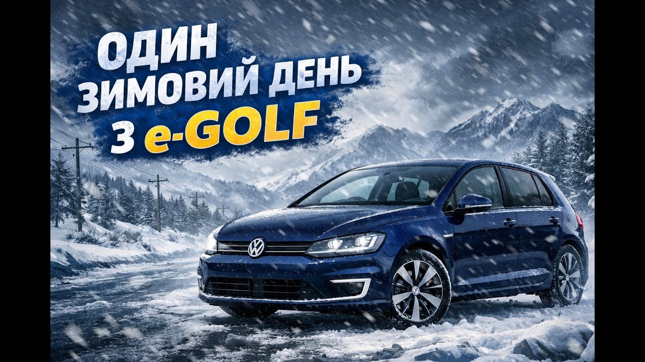 Один зимовий день з e-Golf