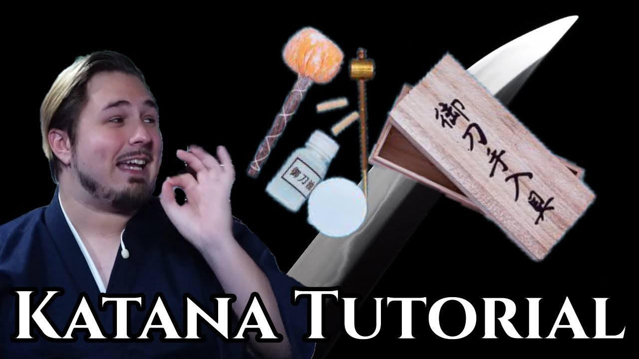 Katana Tutorial reinigen und pflegen