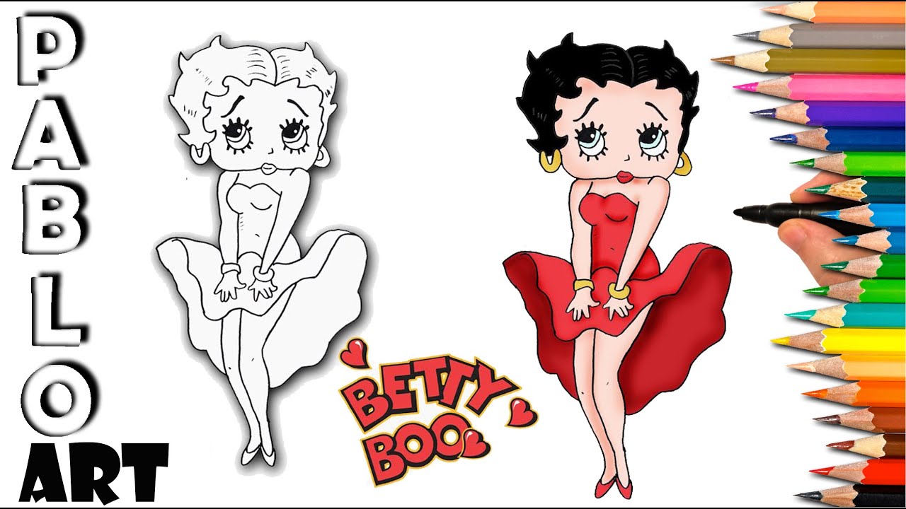 How to Draw Betty Boop | Learn to Draw step by step