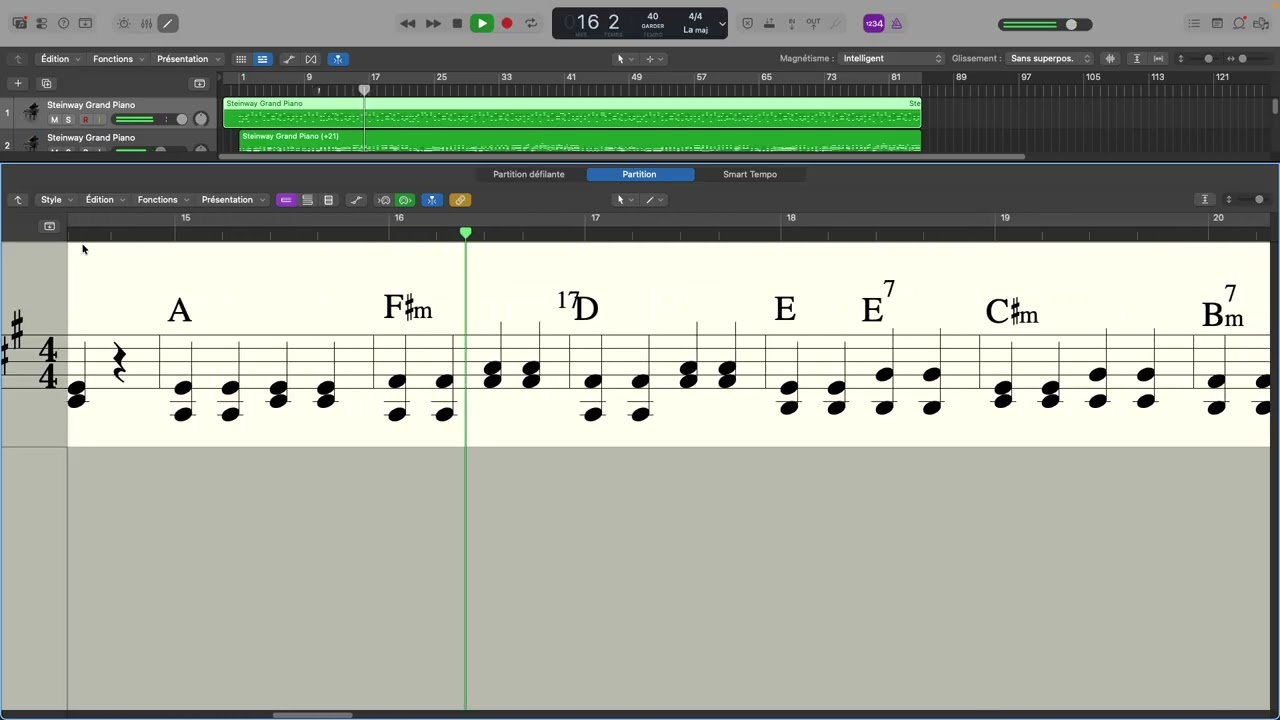 A major Progression for violin 26-02-07