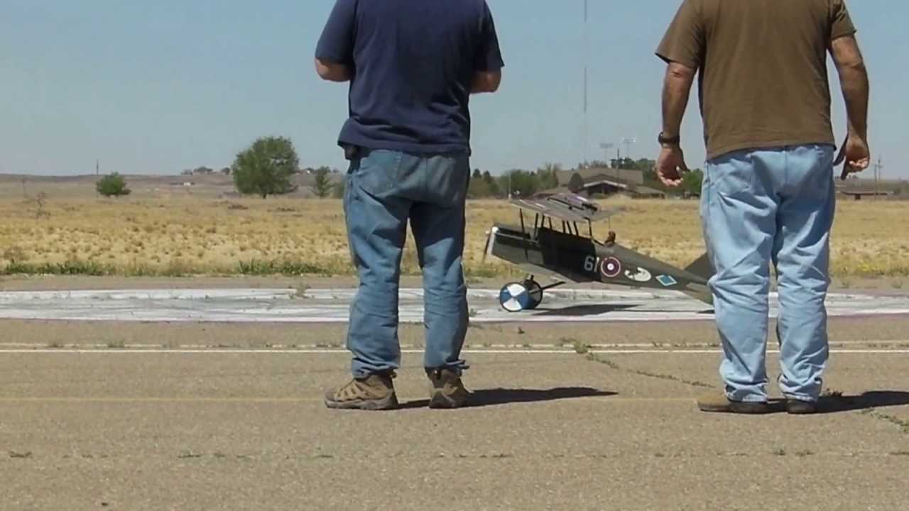 1/4 scale Balsa USA SE5a Electric Maiden Flight