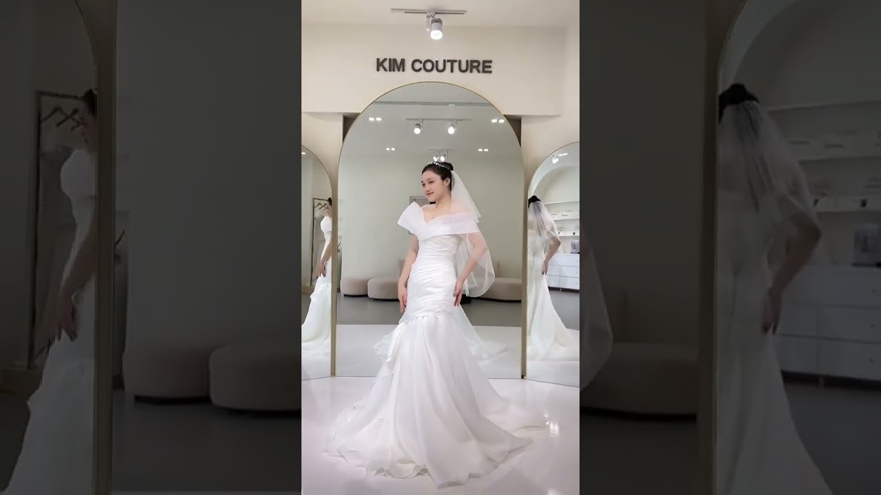 V&aacute;y cưới cho c&ocirc; d&acirc;u mũm mĩm