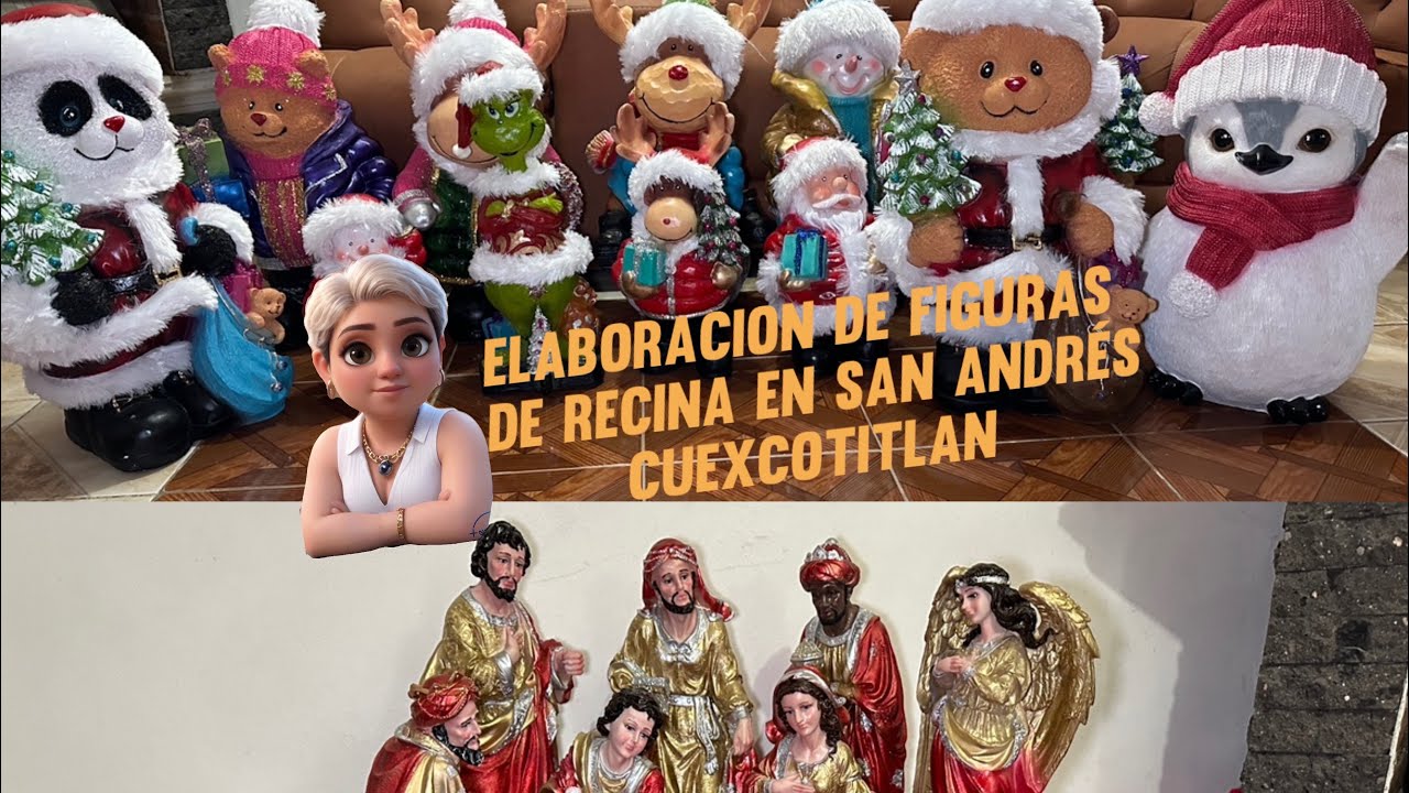 Artesanías en resina en san andrés cuexcontitlán (elaboración) artesanías los güeros