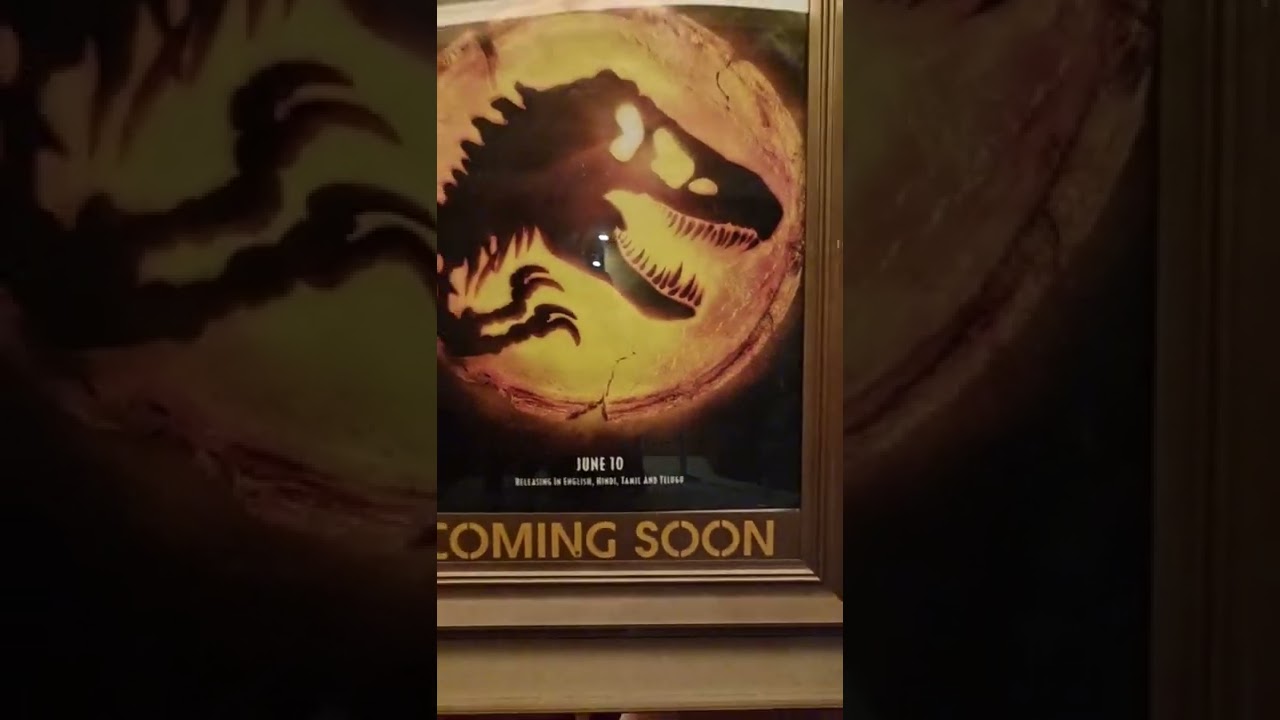 Jurassic world releasing June 10 | PVR Cinemas | Velachery