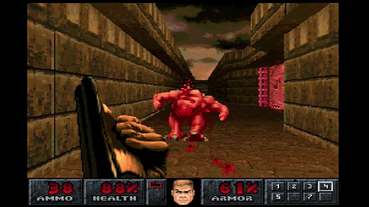 Final Doom (PS1) MAP 1: Attack (100%)