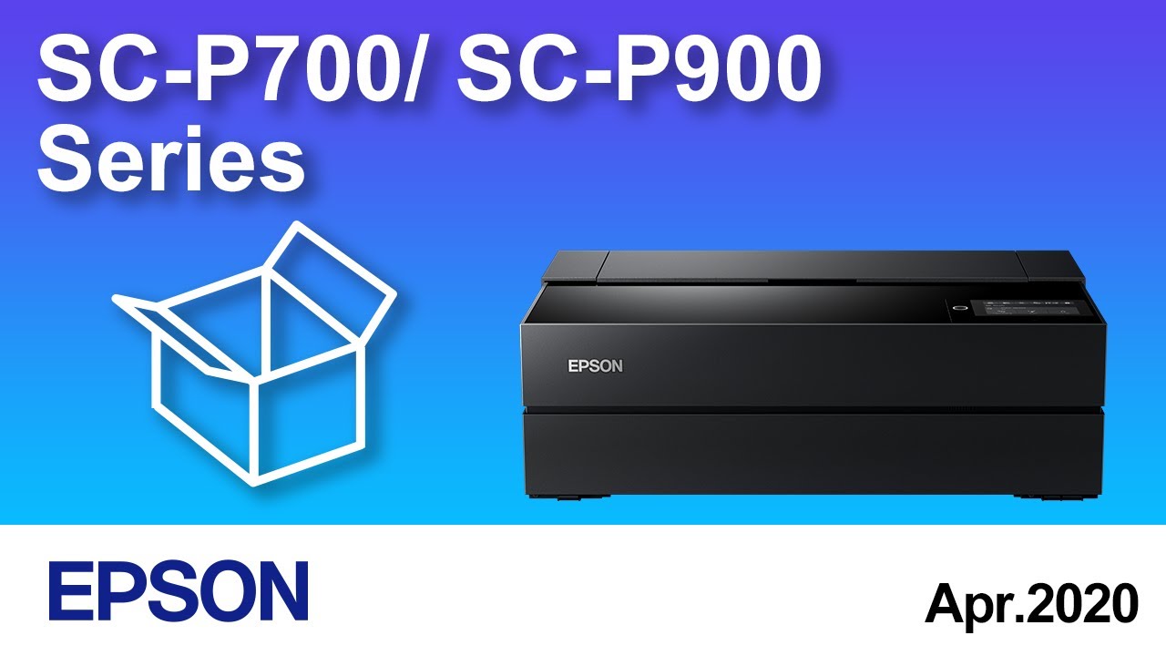 Unpacking and Setting Up (Epson SC-P700/ SC-P900) NPD6487