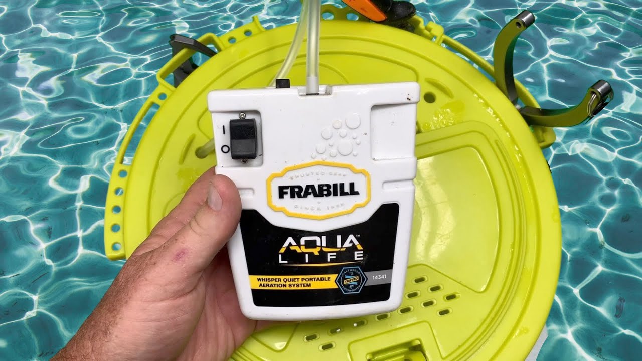 Frabill Live Bait Bait Bucket Setup & Maintenance ~ Keep Your Live Bait Alive 🐟