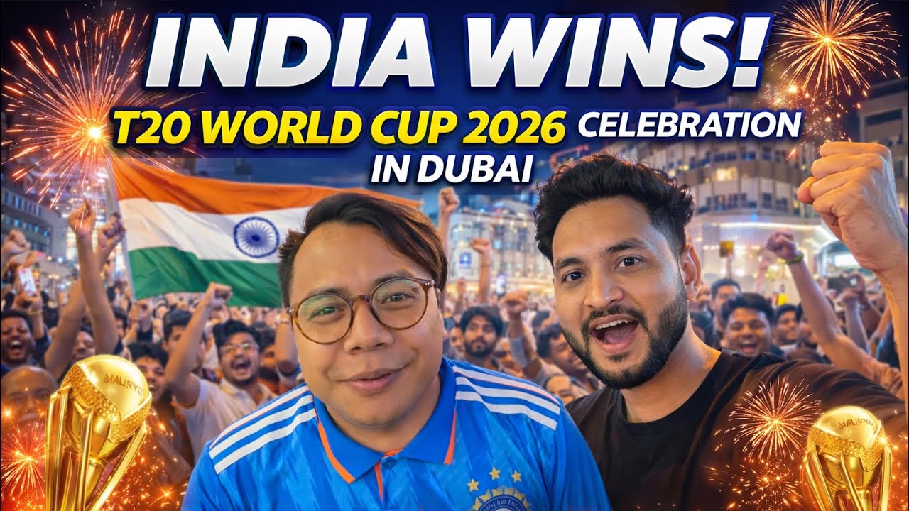 WORLD CUP WIN INDIA🇮🇳 2026 CELEBRATION IN DUBAI🇦🇪