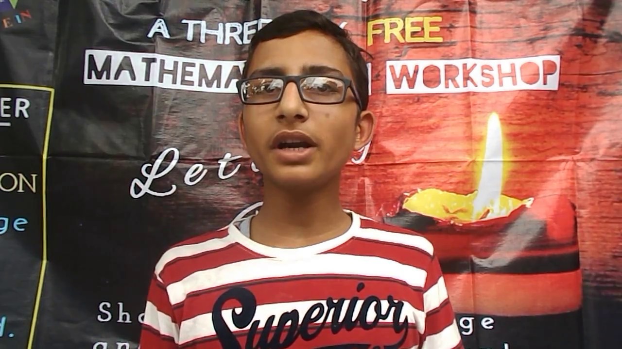 Student Feedback on 3 Days Free  Mathematical Workshop