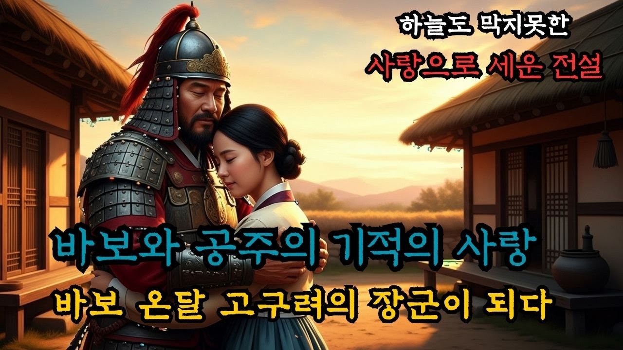 [역사가 남긴 이야기] 온달장군과 평강공주 | 운명을 거스른 사랑, 온달과 평강의 전설 | 바보라 불렸던 남자, 역사가 되다 | 사랑으로 세운 전설 | 공주의 사랑이 만든 장군