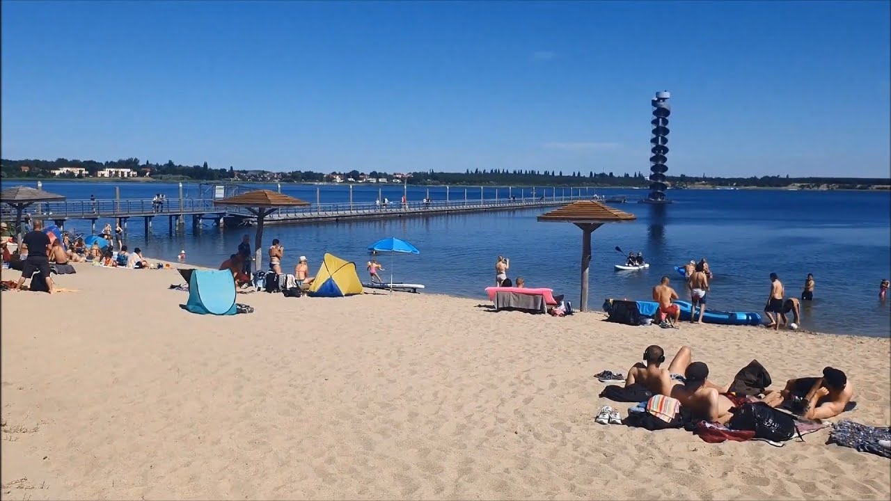 Bitterfeld-Wolfen Pegelturm am Großen Goitzschesee #Pegelturm
