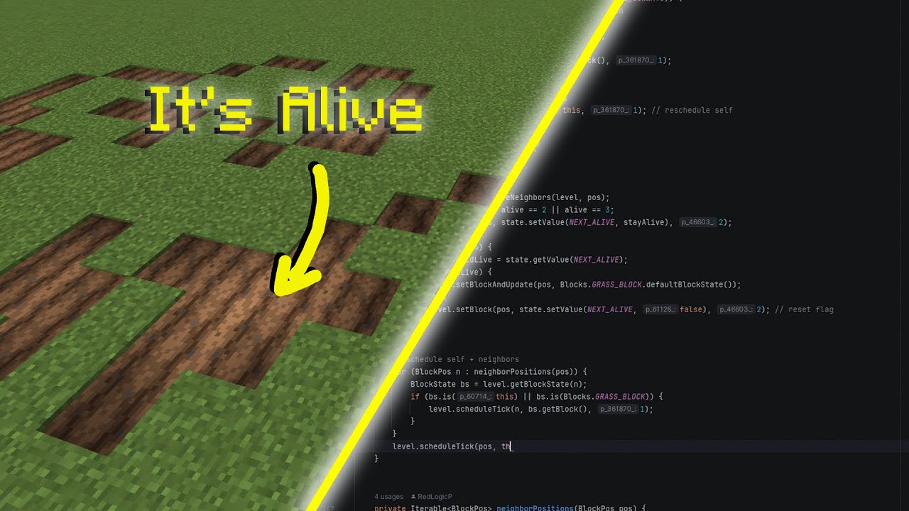 I Injected Life into Minecraft's Source Code