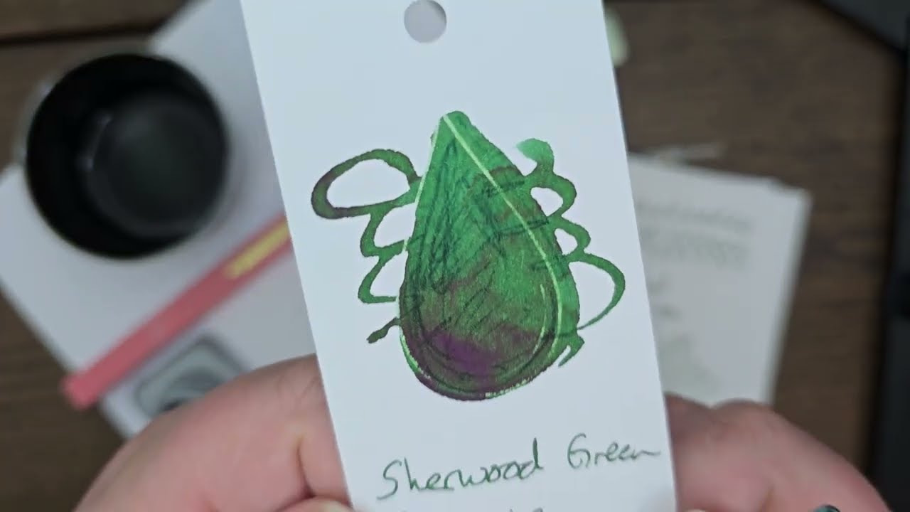Sherwood Green Ink Review Diamine Fountain Pen Ink