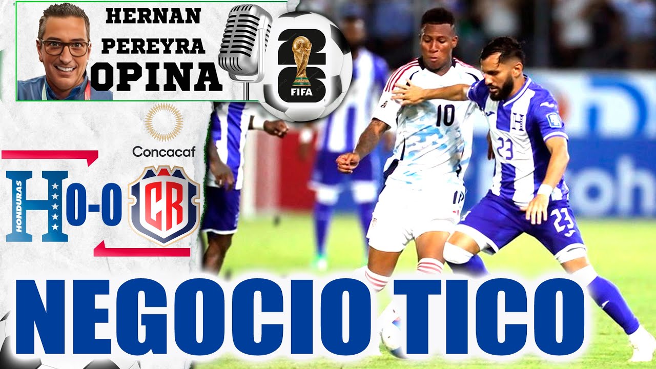 Falto el futbol, Honduras se llev&oacute; lo que busco #honduras #costarica #concacaf #eliminatoriasusa2026