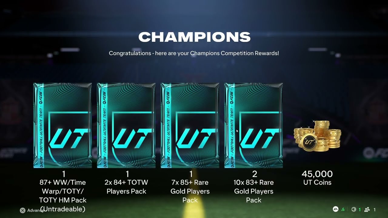 TOTY CHAMPS PACK OPENING