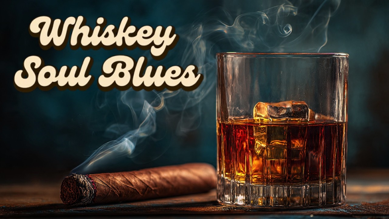 Smoky Whiskey Blues Music | Slow Melancholy Guitar for Lonely Late Nights