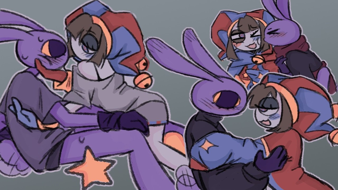 Jax x Pomni The Awkward Third Friend l Circus Comic | TADC