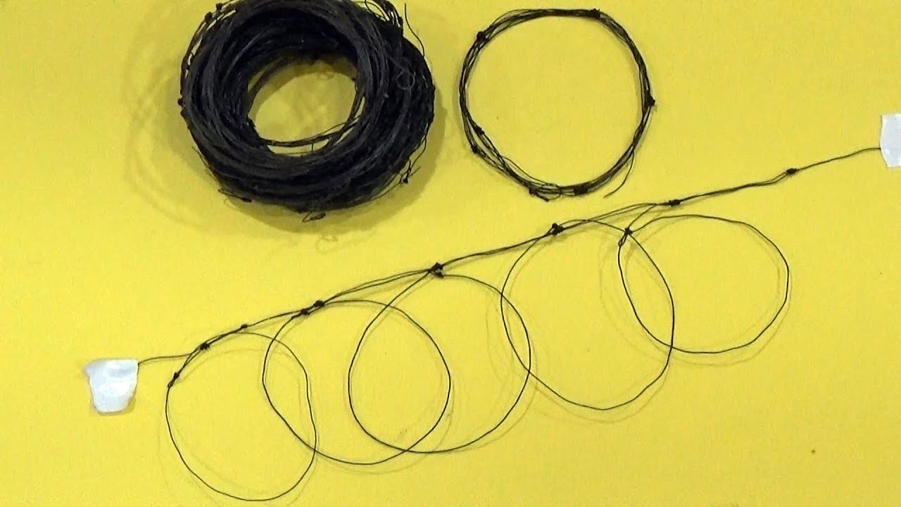 Lazos para perdices y zorzales fabricacion