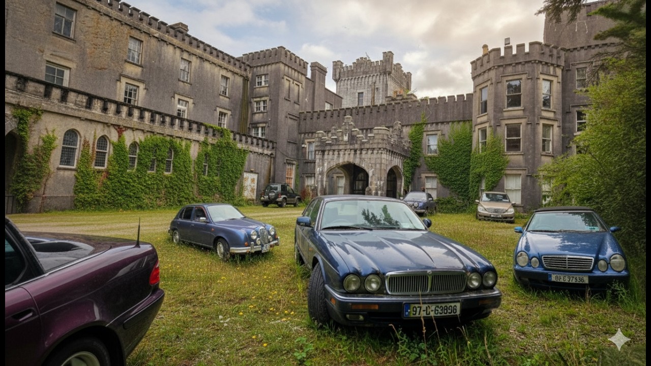 ABANDONED MEGA MANSION With Luxury Cars Left Outside