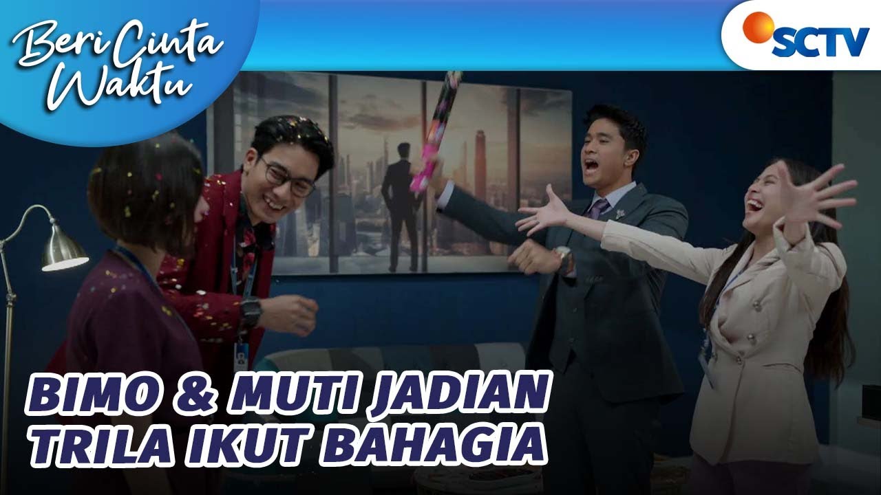 YAY! Trila Rayakan Bimo dan Muti Official Pacaran | Beri Cinta Waktu - Episode 100