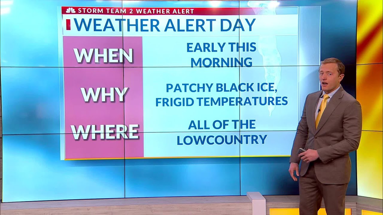 Drivers encouraged to watch for black ice during Monday morning commute