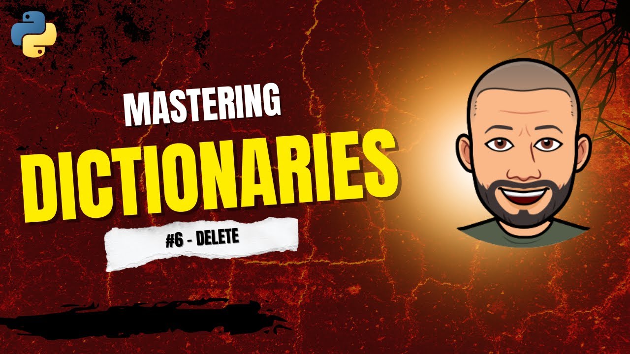 Python Dictionary Mastery for Beginners - #6 Delete Contact (Remove Key)