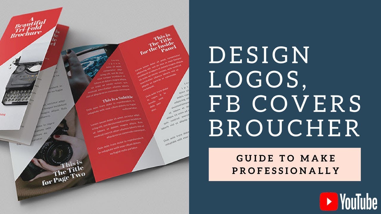 How to Create Professional Logos, Brouchers and Covers very Simple