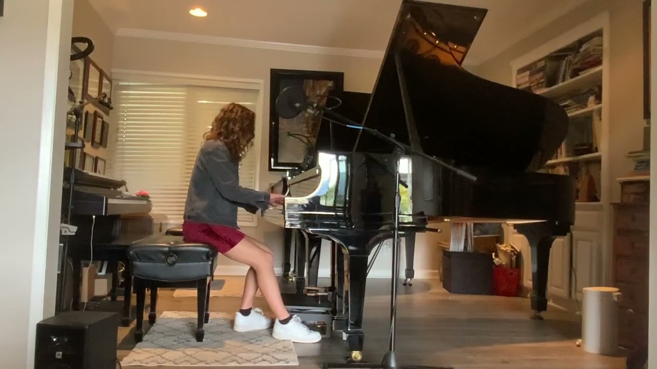 Isla C. Performs Sinfonia BWV 791 in E-flat major by J.S. Bach