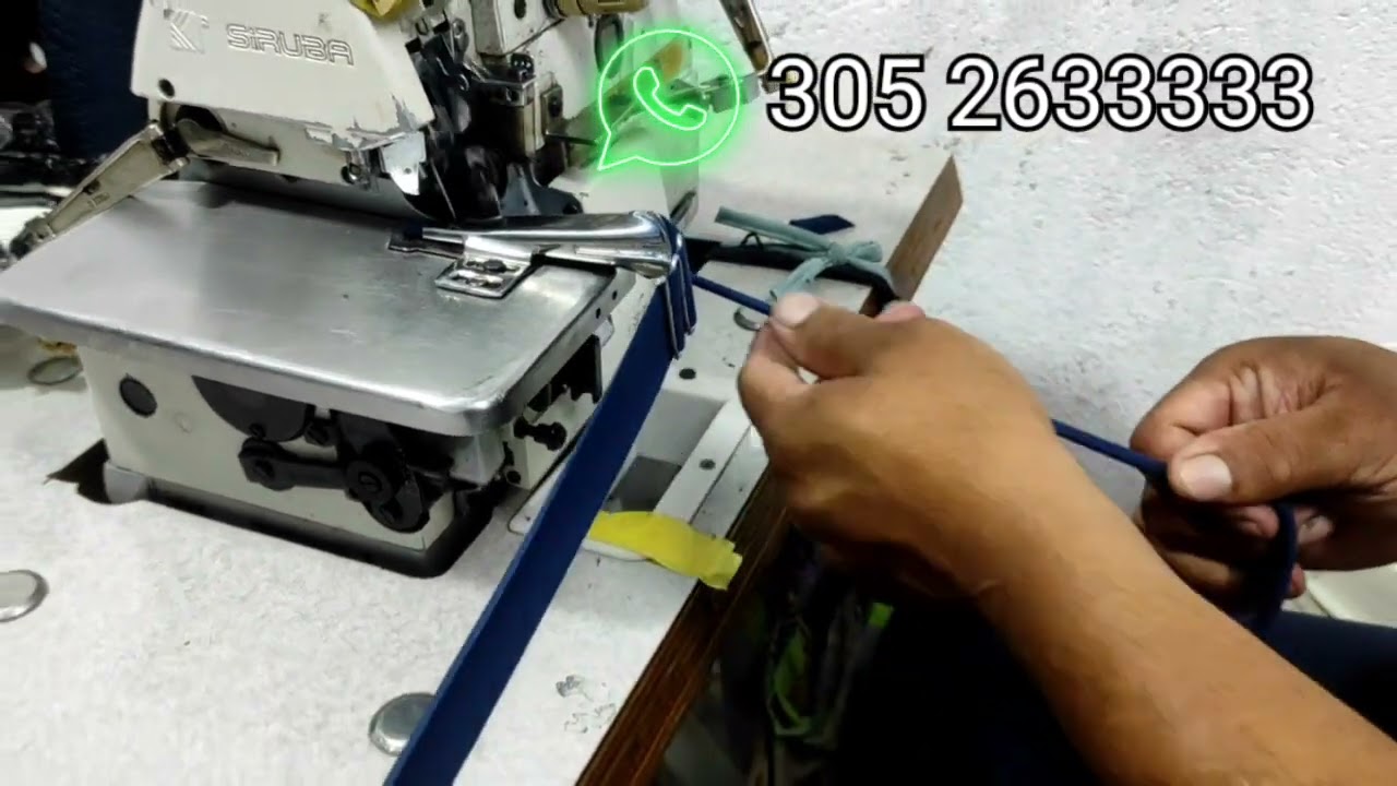 COMO HACER PITILLO MAQUINA FILETEADORA. #confeccion #costura #textil #maquinasdecoser #coser #viral
