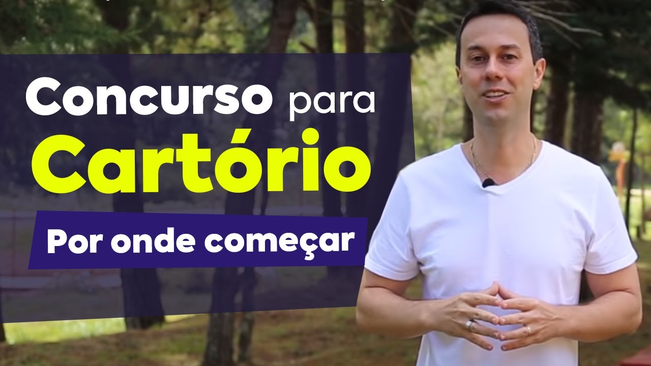 Concursos para Cart&oacute;rio - Por onde come&ccedil;ar???