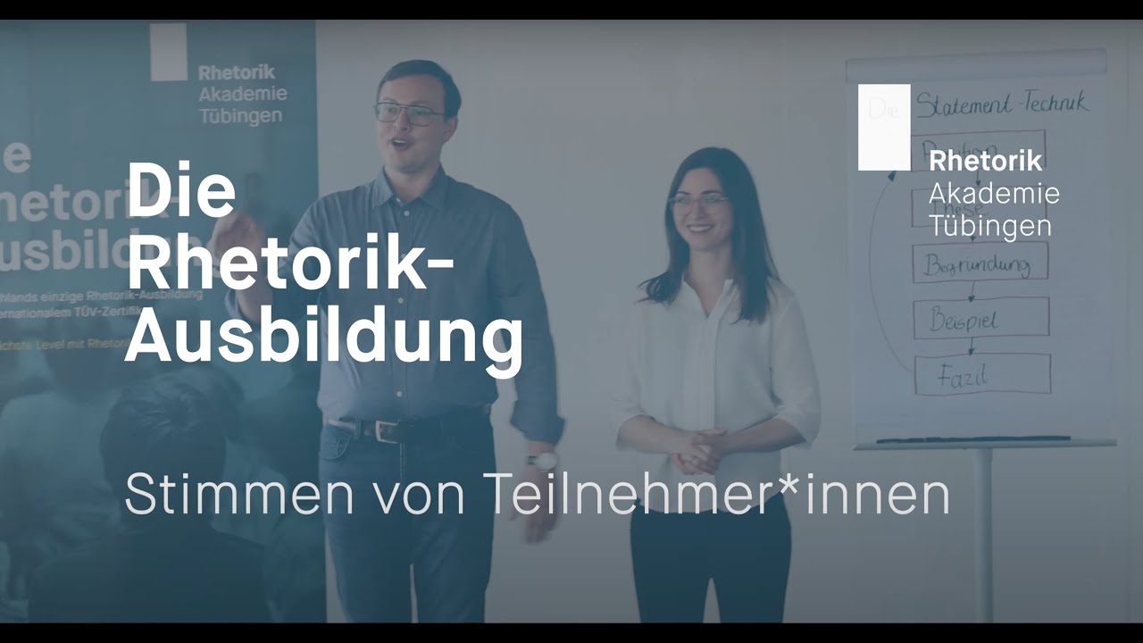 Die Rhetorik-Ausbildung: Stimmen, Meinungen und Eindr&uuml;cke